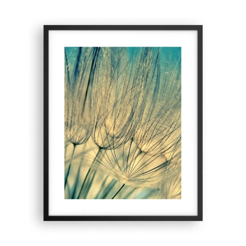 Pôster com moldura preta - À espera do vento - 40x50 cm