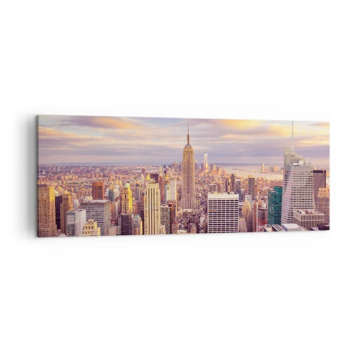 Quadro em tela - Alcançar as nuvens - 140x50 cm