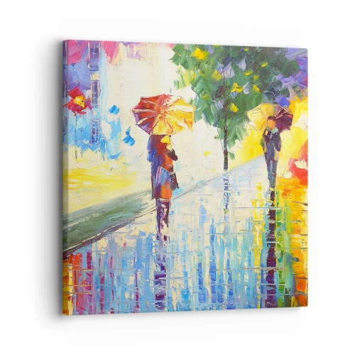 Quadro em tela - E tudo está claro - 30x30 cm
