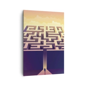 Quadro em tela - Hora de decisão - 70x100 cm