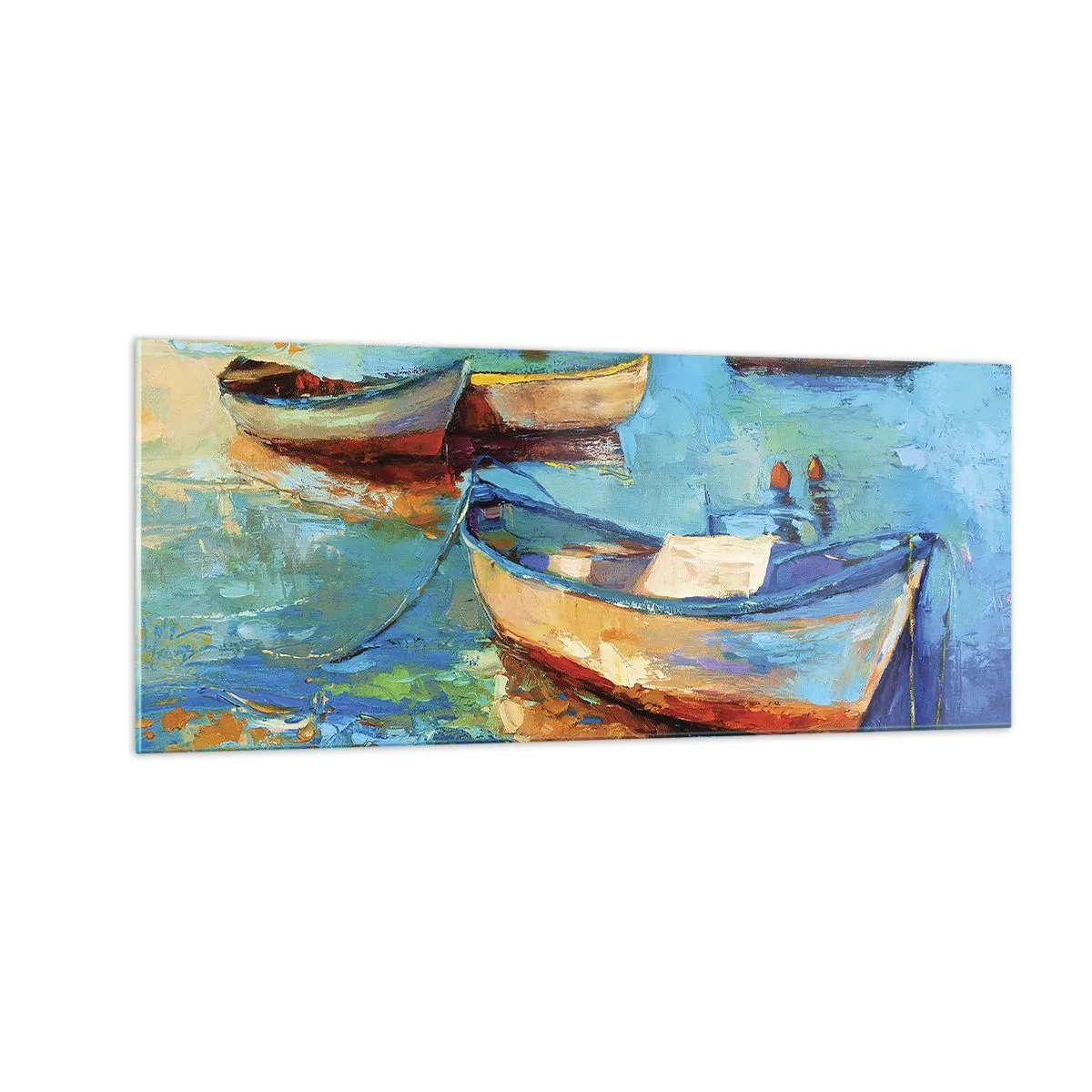 Quadro em vidro - Na baía do sul - 100x40 cm