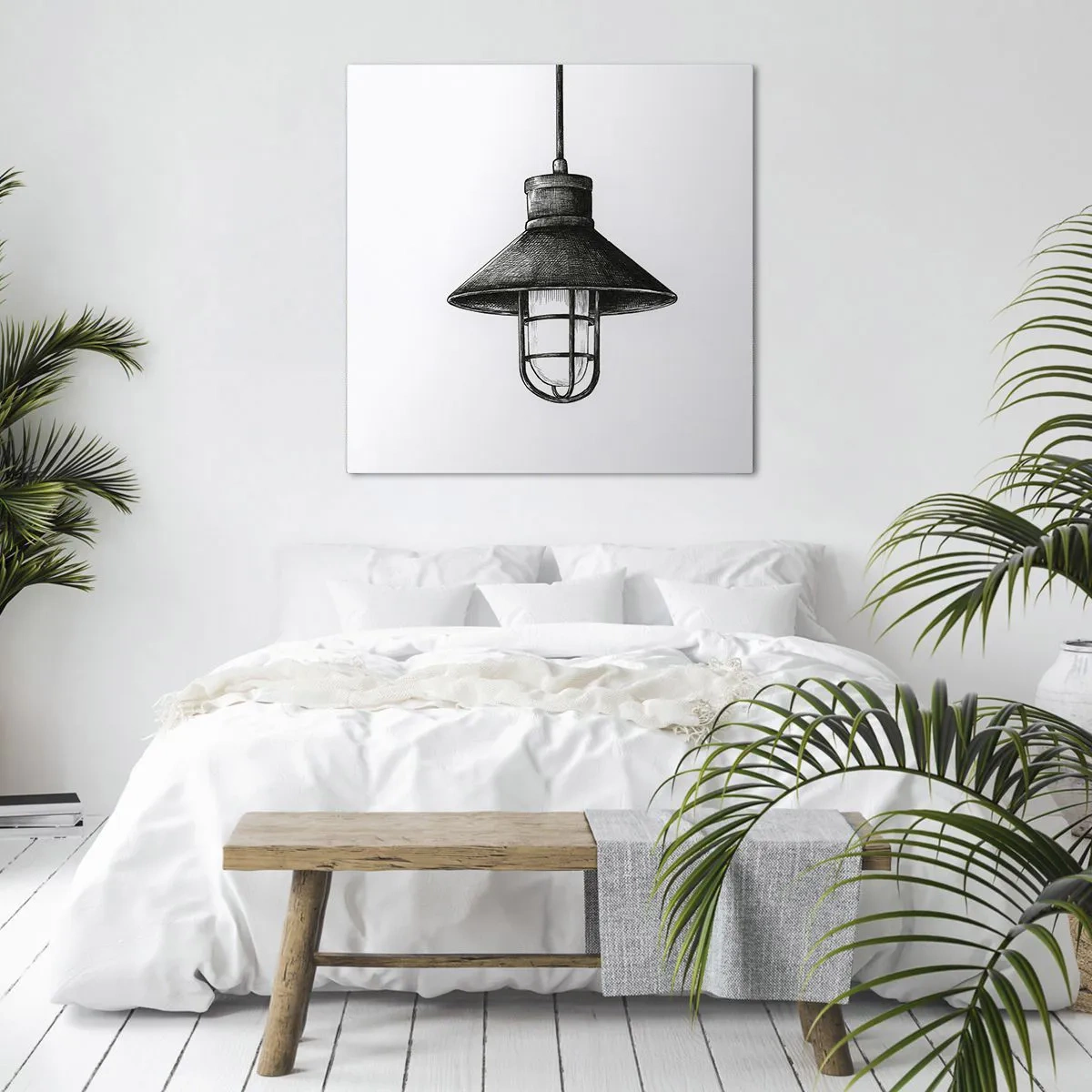 Quadro em tela - Como antigamente… - 60x60 cm