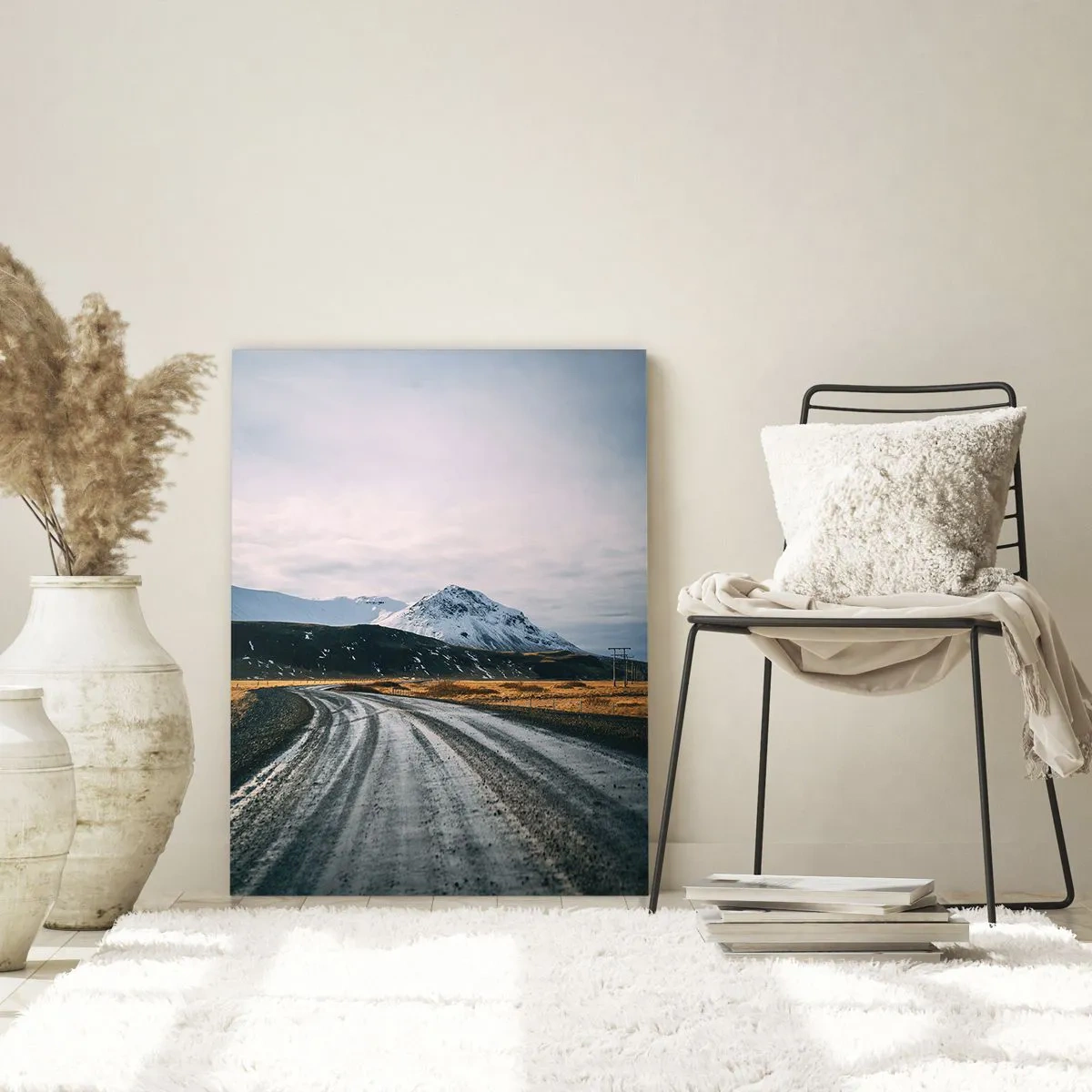 Quadro em vidro - No clima islandês - 50x70 cm
