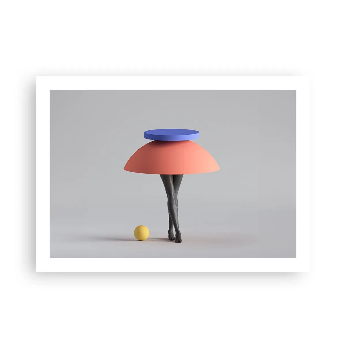 Pôster - Composição surrealista - 70x50 cm