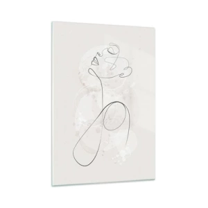 Quadro em vidro - O espiral de beleza - 50x70 cm