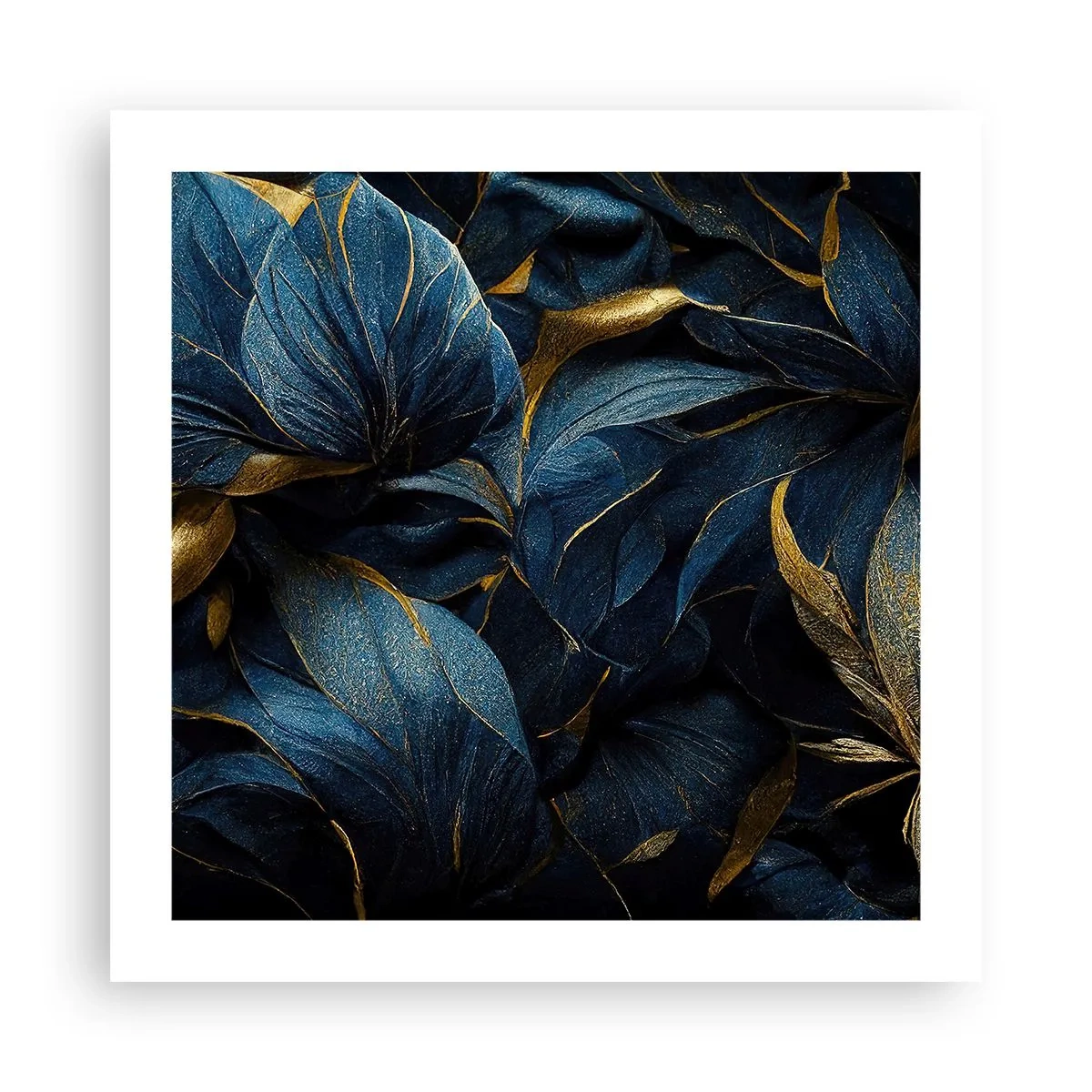 Pôster - Forrado com ouro - 50x50 cm