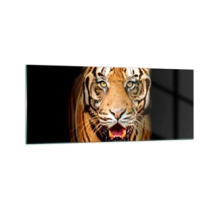 Quadro em vidro - Coração selvagem - 100x40 cm