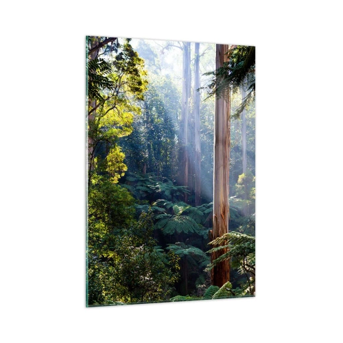 Quadro em vidro - Um conto de fadas da floresta - 50x70 cm