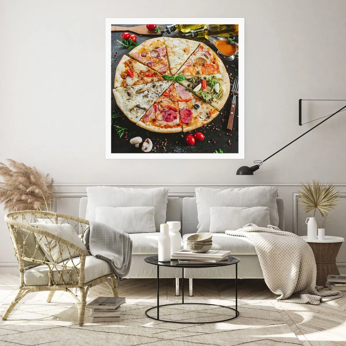 Pôster - Gama de sabores - 60x60 cm