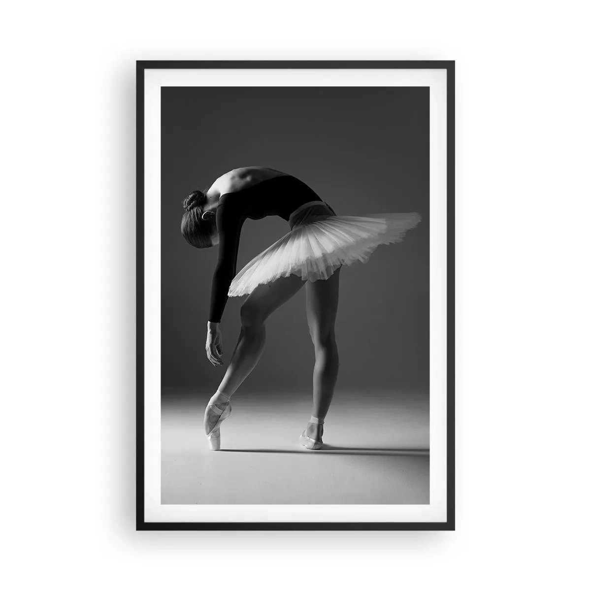 Pôster com moldura preta - Bella balerina - 61x91 cm