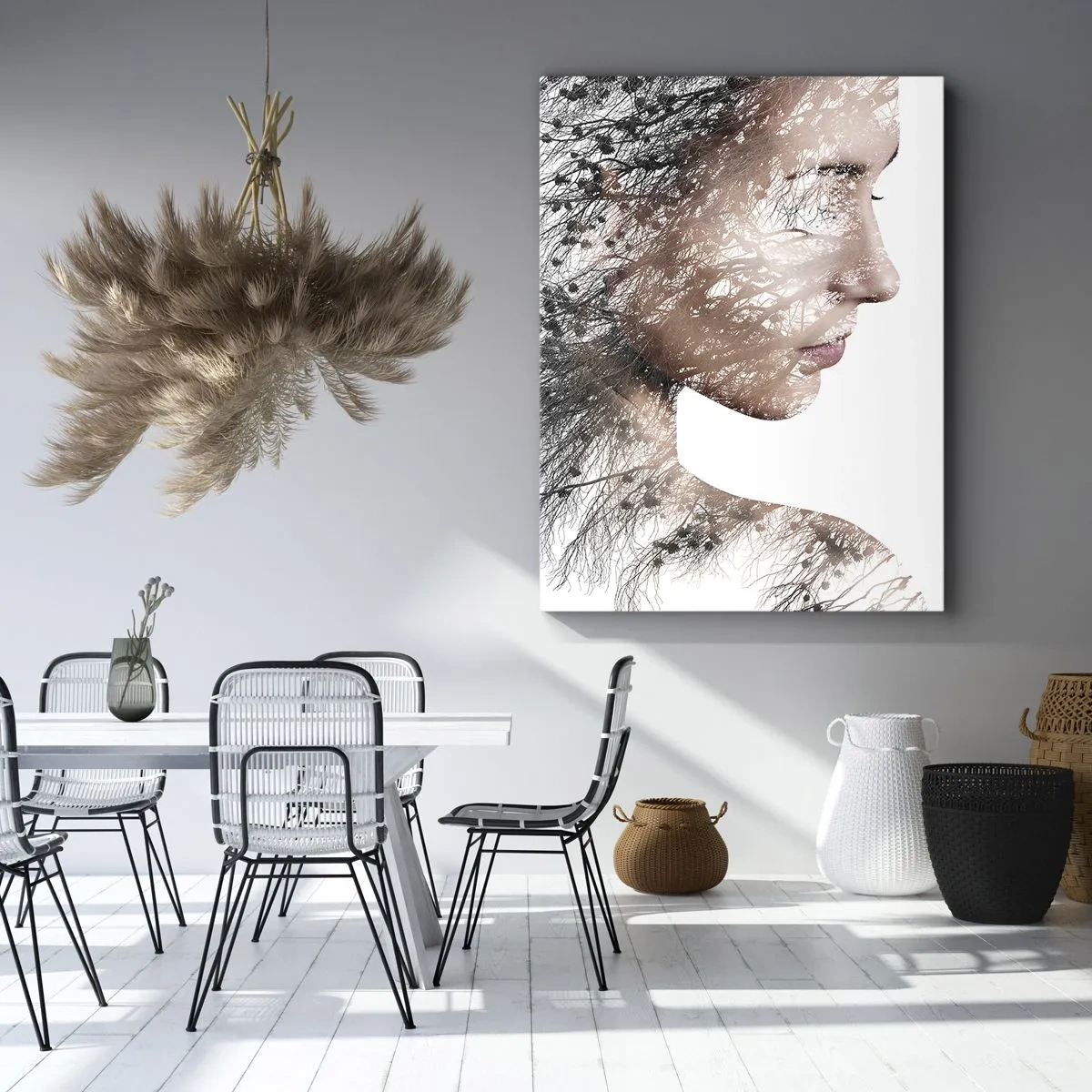 Quadro em tela - Espírito da floresta - 50x70 cm