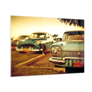 Quadro em vidro - Vamos esperar para ver - 100x70 cm