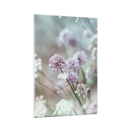 Quadro em vidro - Doce delicadeza das ervas - 70x100 cm