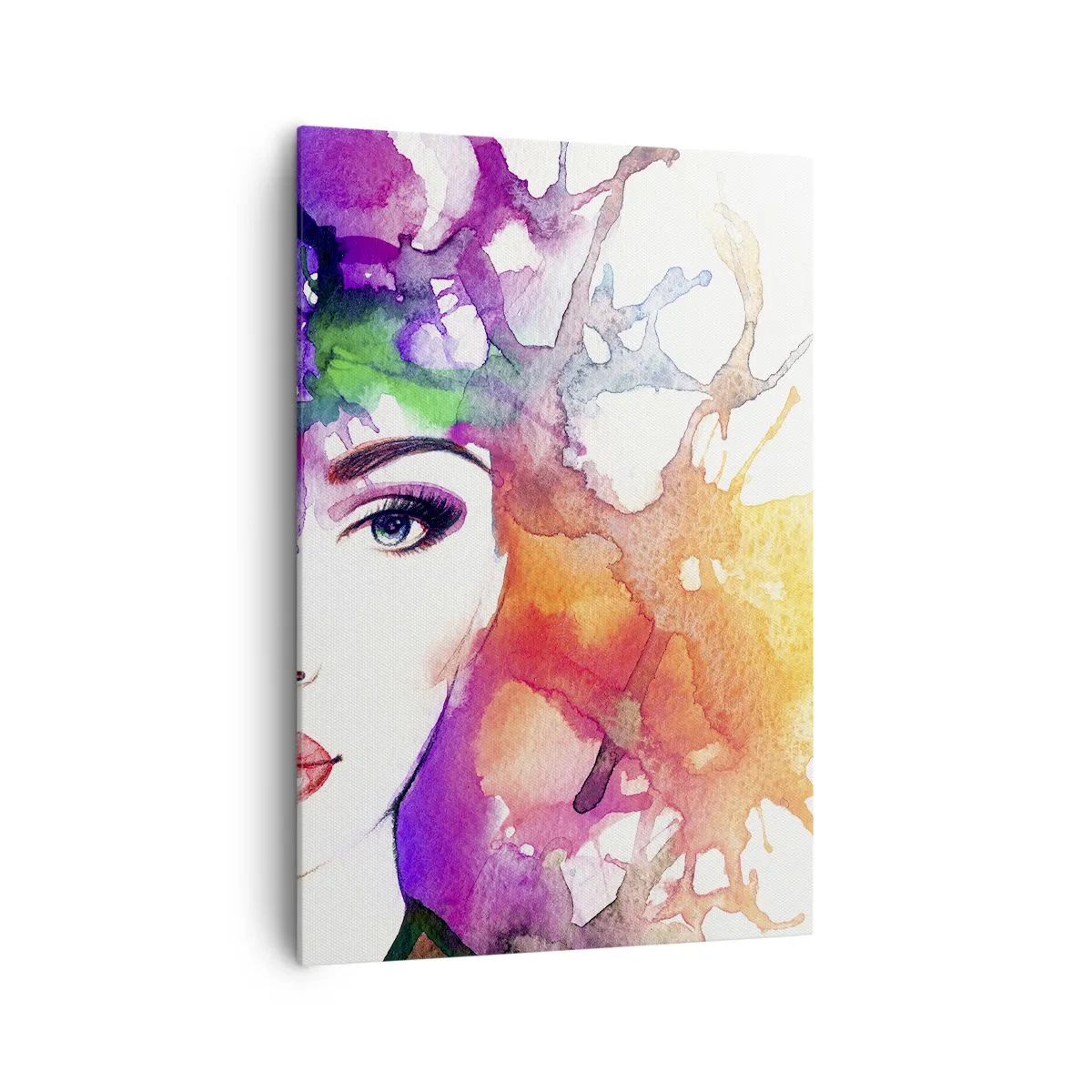 Quadro em tela - Com a cabeça nas nuvens - 70x100 cm