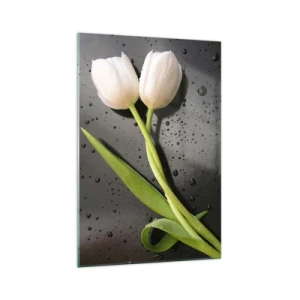 Quadro em vidro - Trançado  de primavera - 70x100 cm