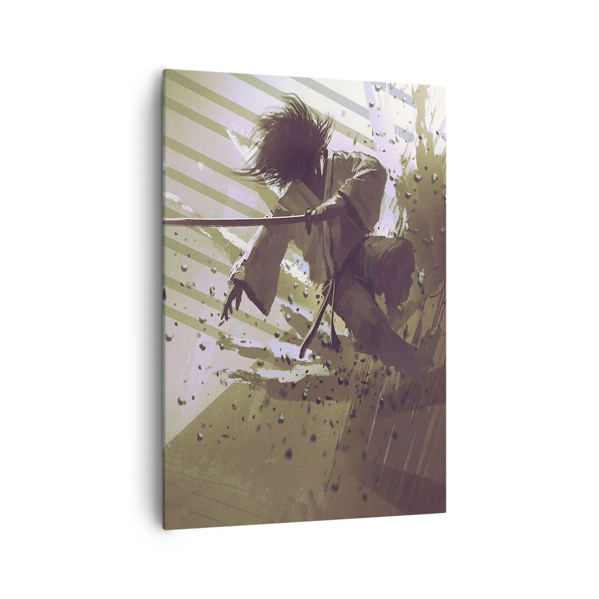 Quadro em tela - Você também pode ser um samurai - 70x100 cm