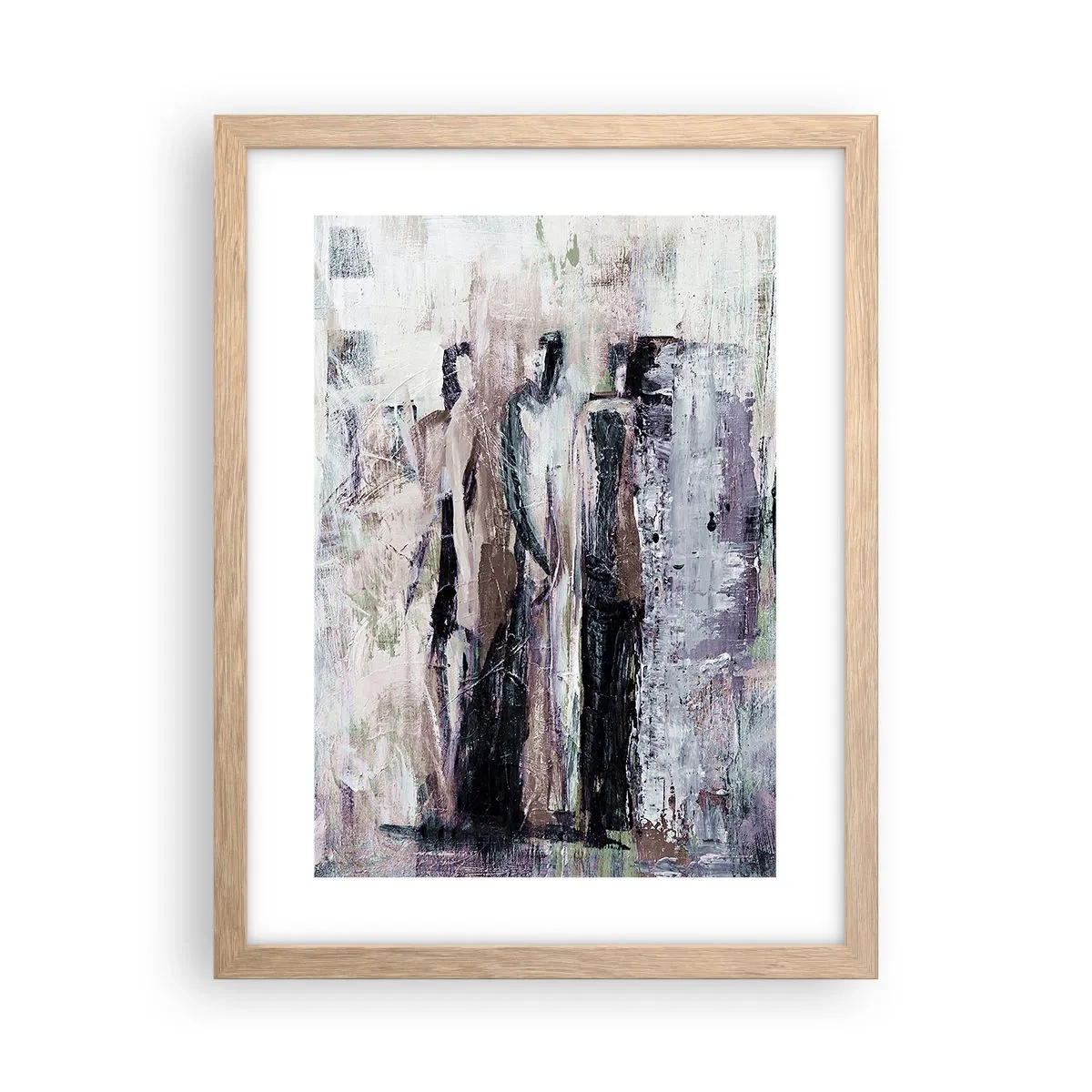 Pôster com moldura de carvalho claro - Três misteriosos - 30x40 cm