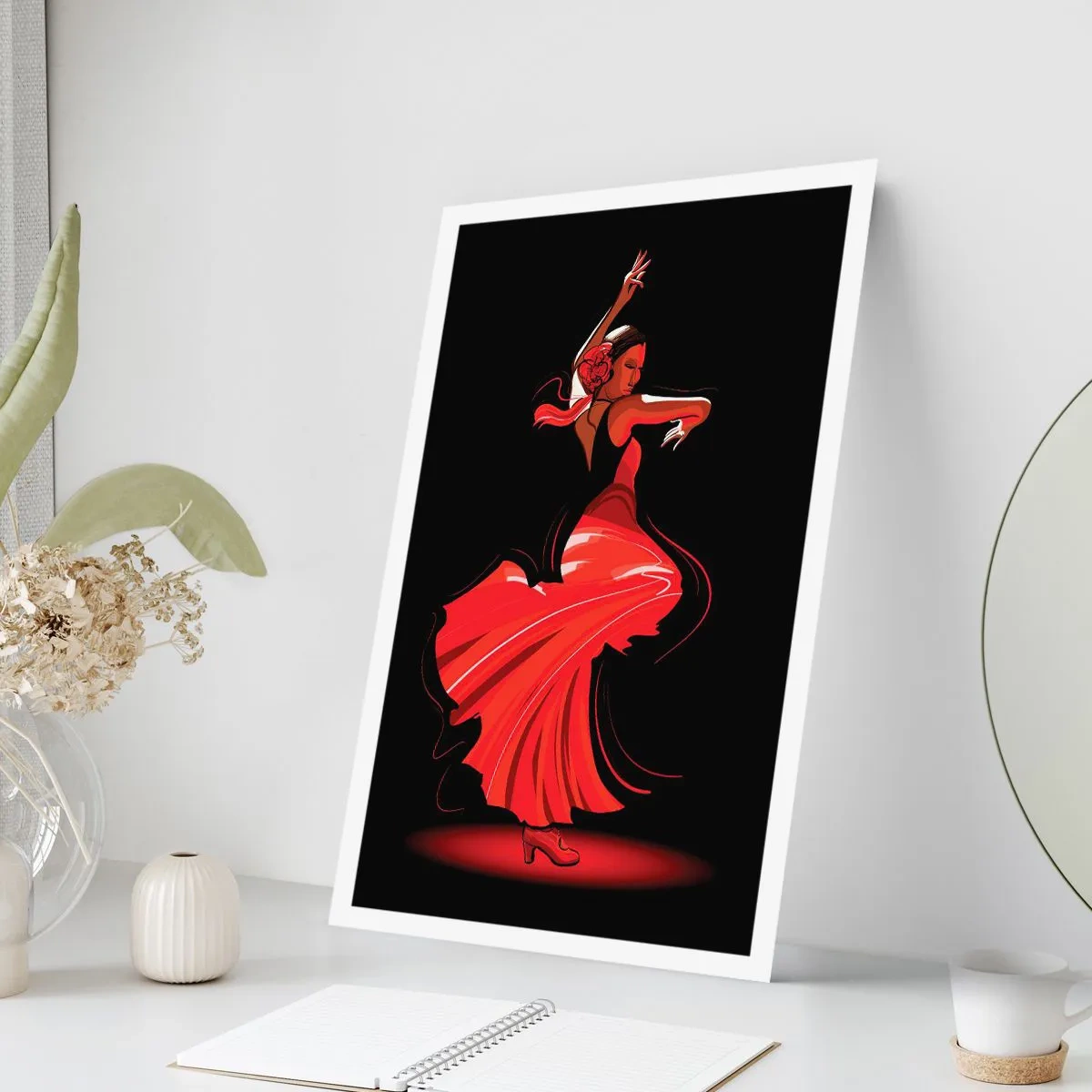 Pôster - O espírito ardente do flamenco - 50x70 cm