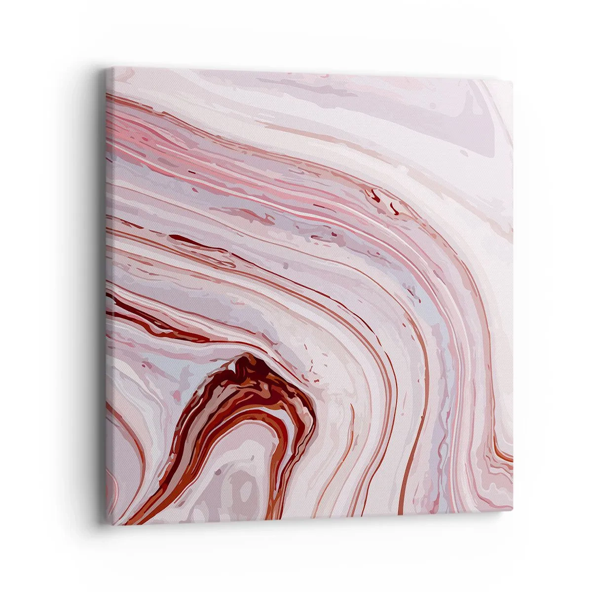 Quadro em tela - Em frente, depois à direita para baixo - 40x40 cm