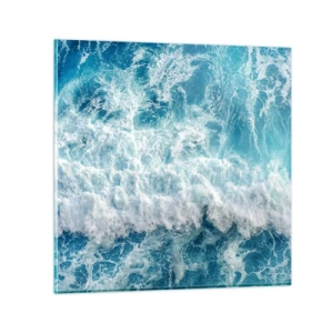 Quadro em vidro - Alegremente e aos saltos - 30x30 cm