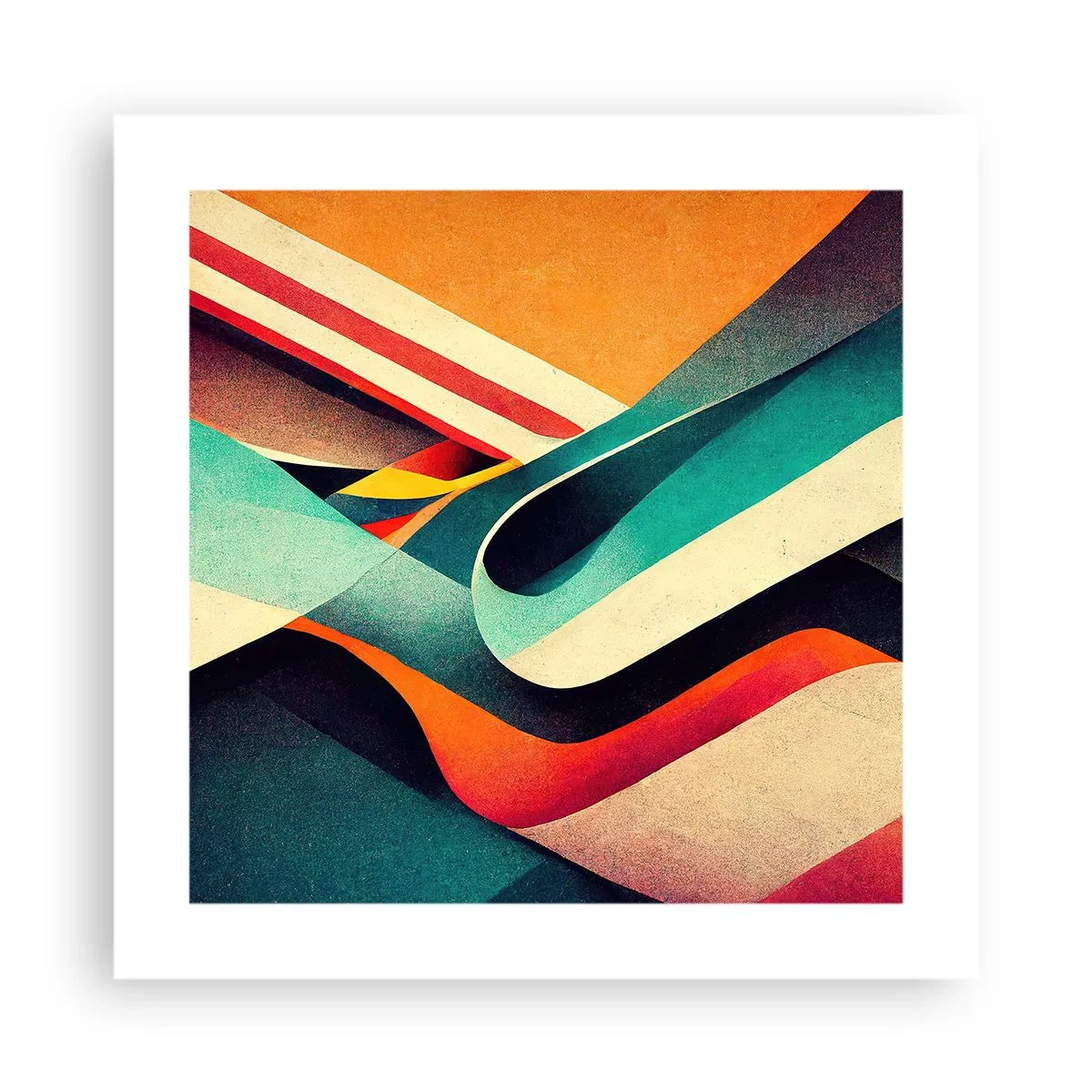 Pôster - Composição intensa - 40x40 cm