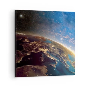 Quadro em tela - Vamos olhar para nós mesmos à distância - 50x50 cm