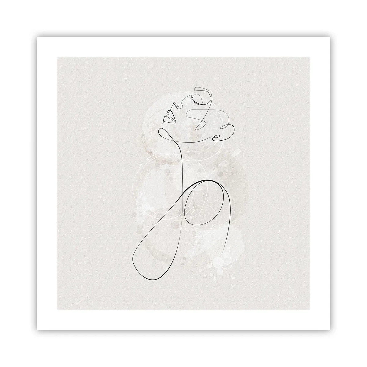 Pôster - O espiral de beleza - 50x50 cm