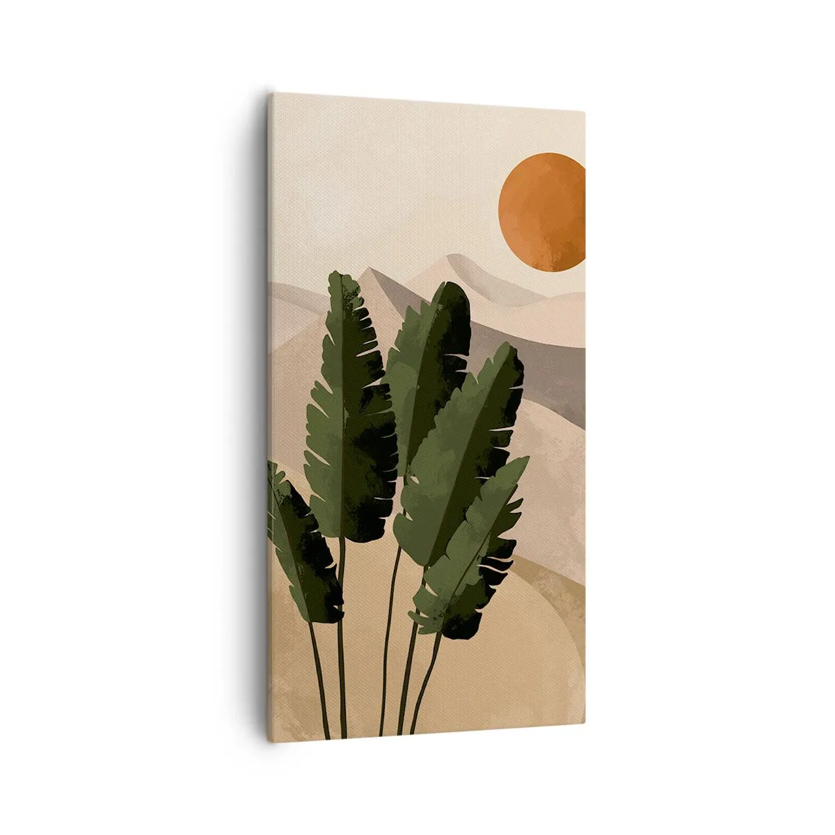 Quadro em tela - O triunfo da vida - 55x100 cm