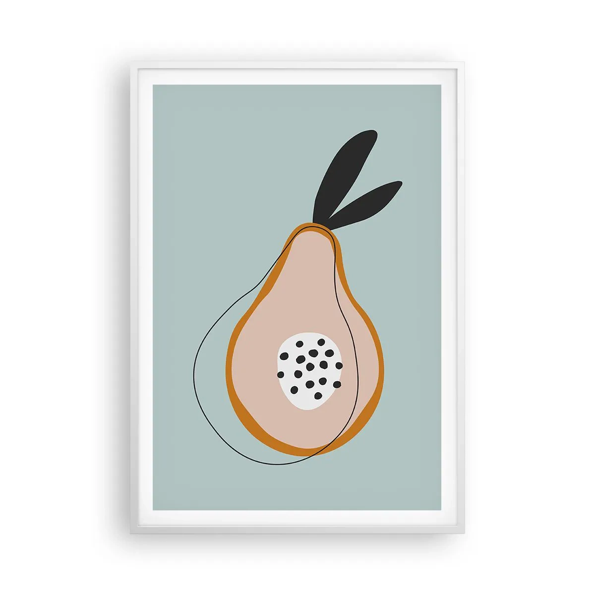 Pôster em moldura branca - Penetrar na natureza das coisas - 70x100 cm