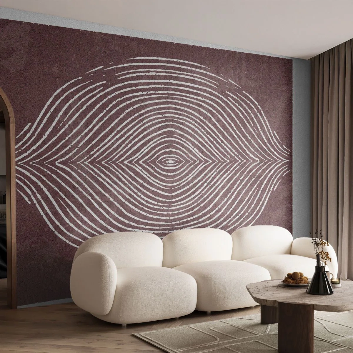 Papel de parede personalizado Premium Sand - O espaço fala - Boho, Idoso, Pedaço