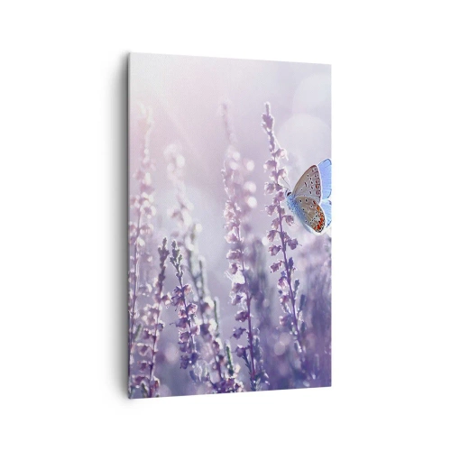 Quadro em tela - O beijo da borboleta - 80x120 cm