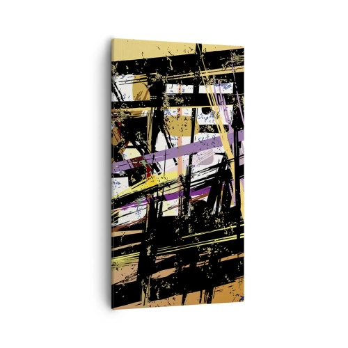 Quadro em tela - Corte afiado - 55x100 cm