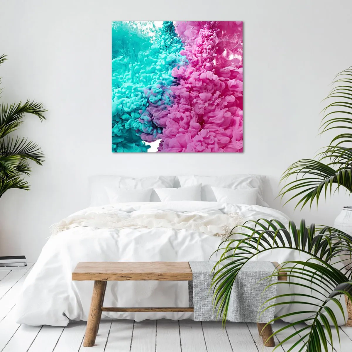 Quadro em tela - Confronto decisivo - 50x50 cm