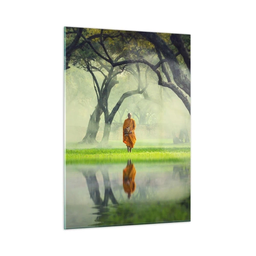 Quadro em vidro - A caminho da iluminação - 50x70 cm