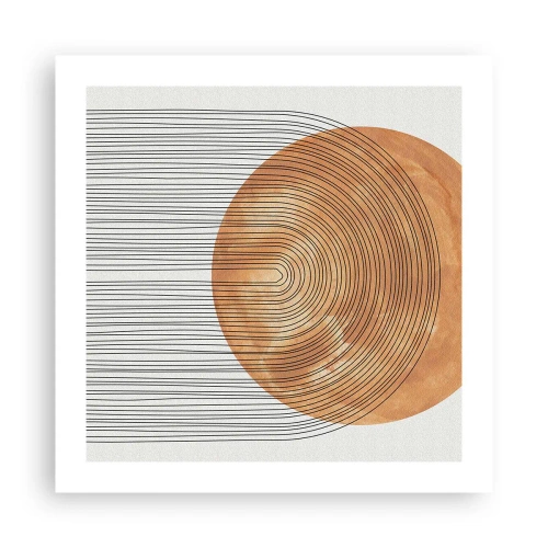 Pôster - Composição solar - 50x50 cm