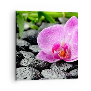 Quadro em tela - Como um coração aberto - 70x70 cm