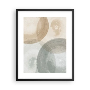 Pôster com moldura preta - Difusão de Mundos - 40x50 cm