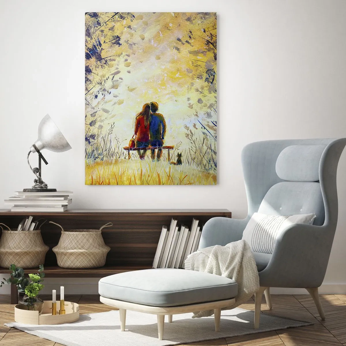 Quadro em vidro - Um momento mágico - 50x70 cm