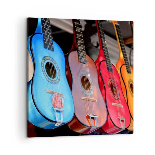 Quadro em tela - Vibrações latinas - 50x50 cm
