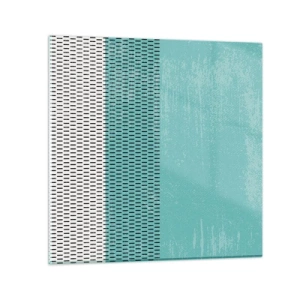 Quadro em vidro - Composição equilibrada - 50x50 cm