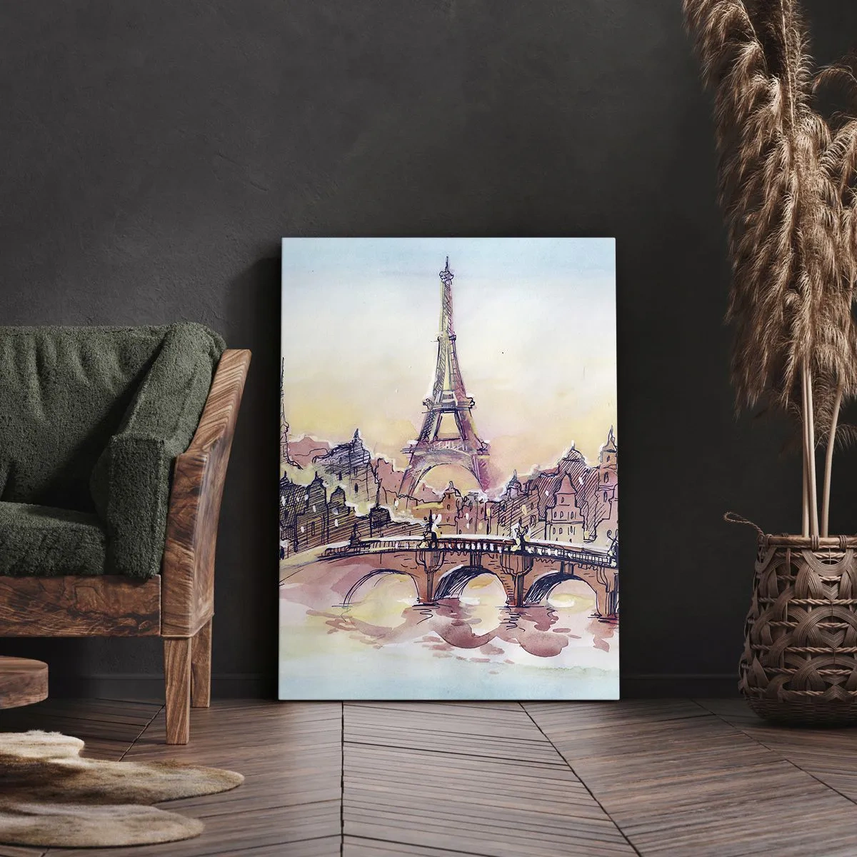 Quadro em tela - A única cidade deste tipo no mundo - 50x70 cm
