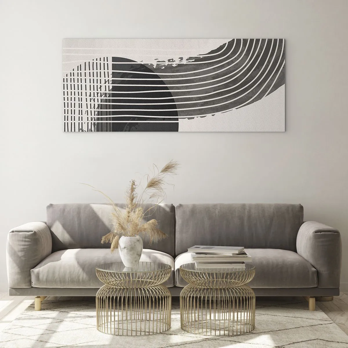 Quadro em vidro - Ida e volta - 100x40 cm