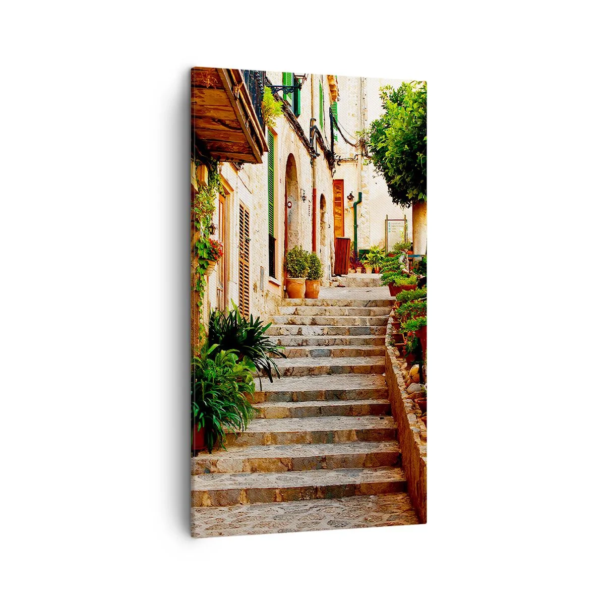 Quadro em tela - O encanto das férias espanholas - 45x80 cm