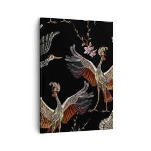 Quadro em tela - O pássaro de conto de fadas - 50x70 cm