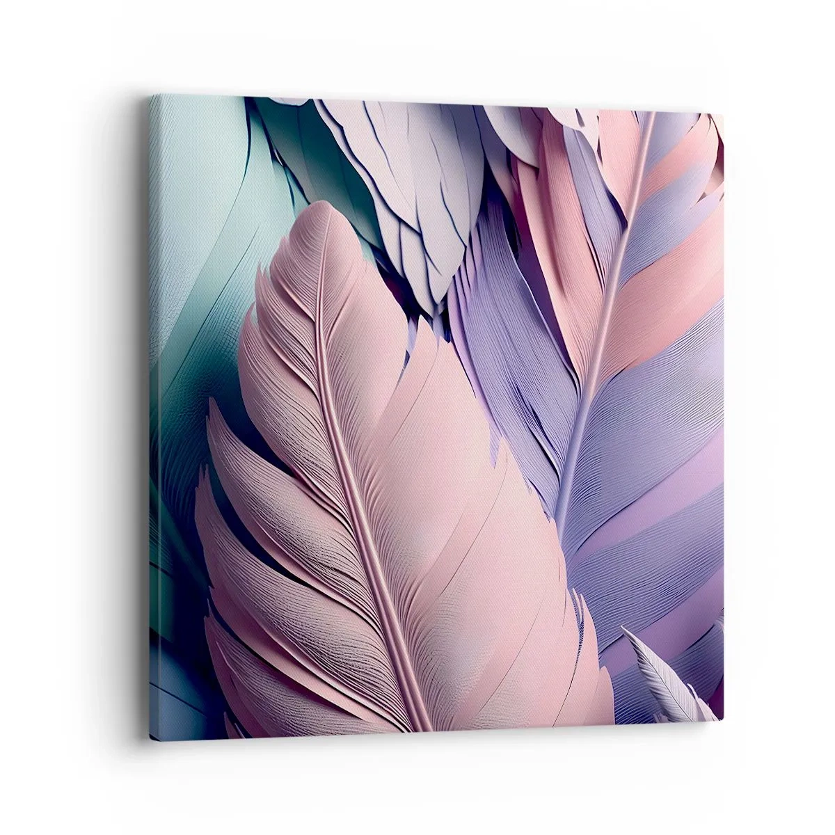 Quadro em tela - Pássaro chique - 40x40 cm