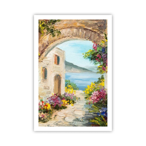 Pôster - O encanto da província costeira - 61x91 cm