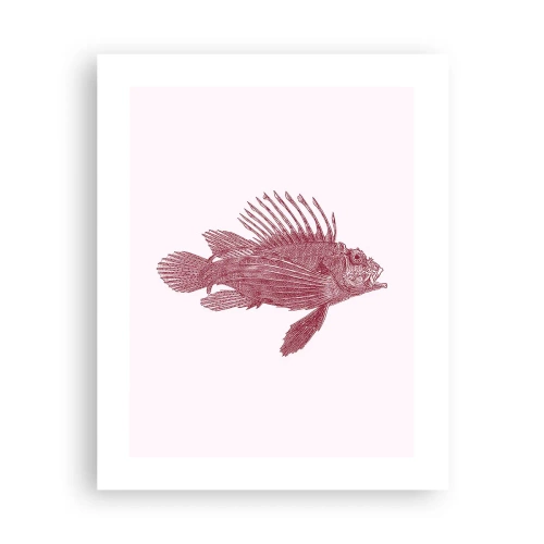 Pôster - Um habitante de águas exóticas - 40x50 cm