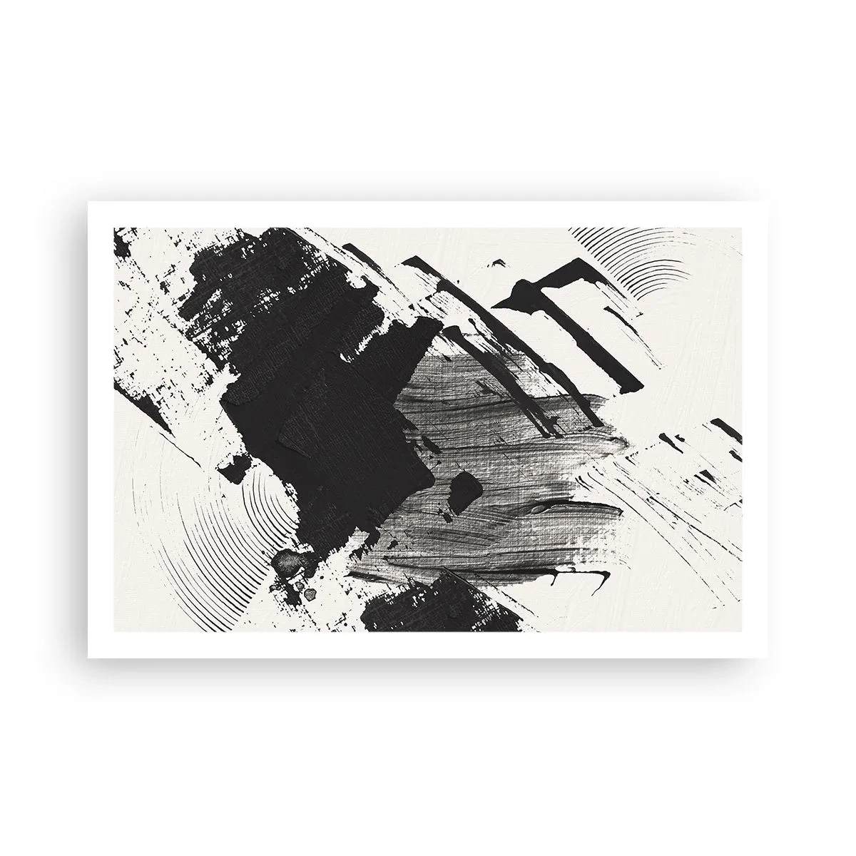 Pôster - Abstração – expressão do preto - 91x61 cm