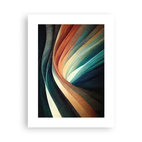 Pôster - Tecido de cores - 30x40 cm