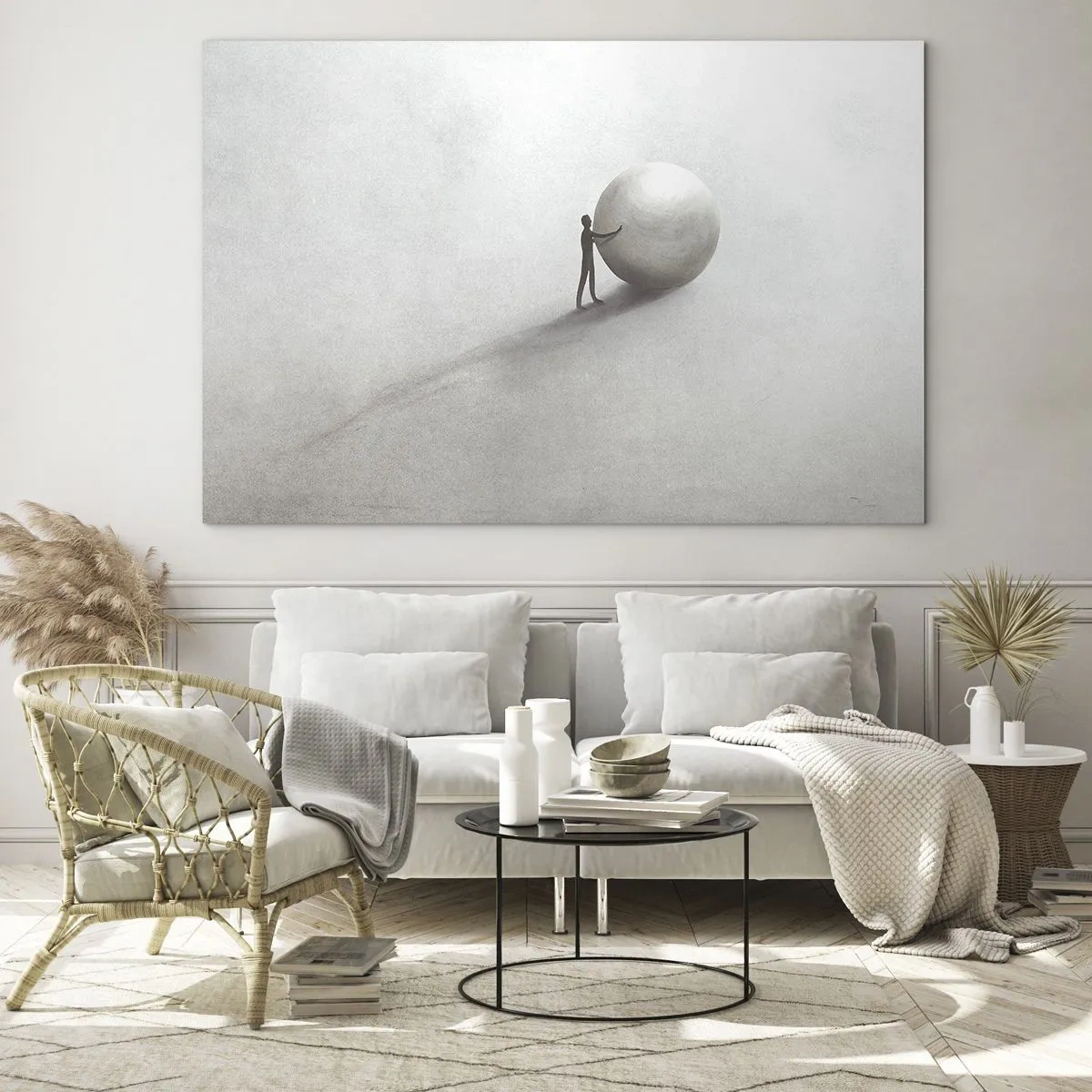 Quadro em vidro - O Jogo da Vida - 100x70 cm